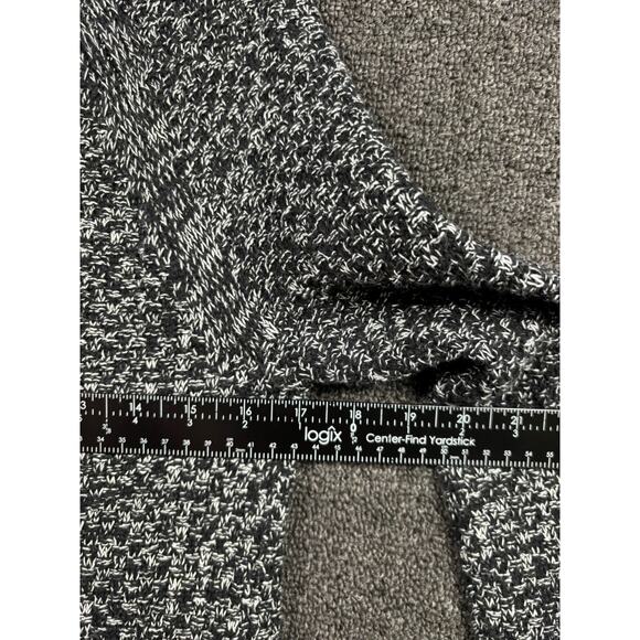 GAP Marled Cable Knit Sweater Womens Size S Black Combo Textured Long Sleeves - Picture 7 of 7